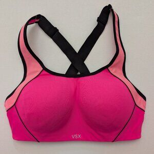 Victoria's Secret Medium Impact Sports Bra Pink 34C